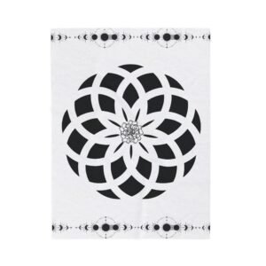 Gift the Experience of Divine Comfort w/ Sacred Geometry Velveteen Plush Blanket